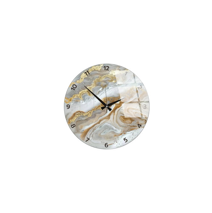 Wallity Reloj de pared decorativo de cristal Multicolor 40 cm Wallity Reloj de pared decorativo de cristal Multicolor 40 cm